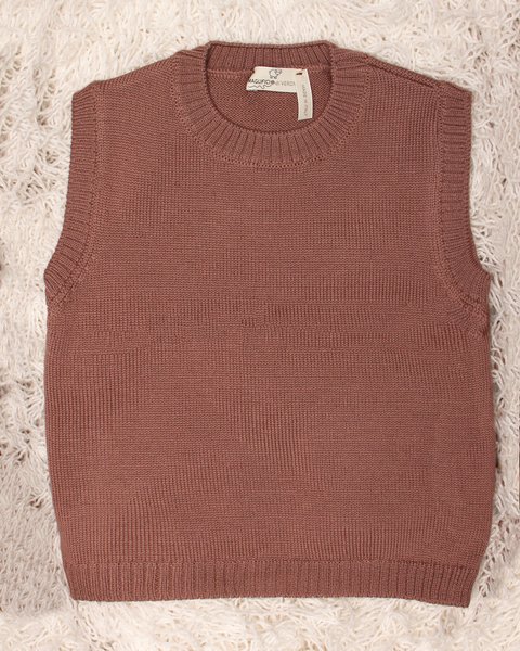 Gilet pura lana merinos bimbi unisex