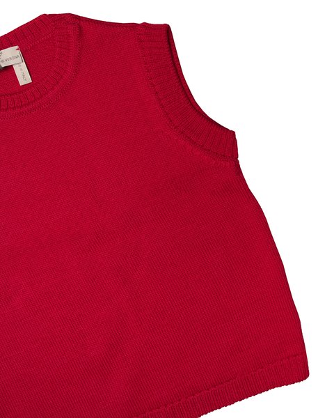 Gilet pura lana merinos bimbi unisex