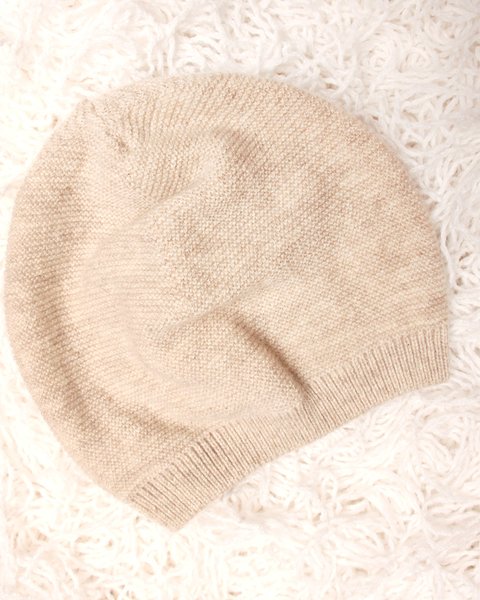 Cappellino links puro cashmere