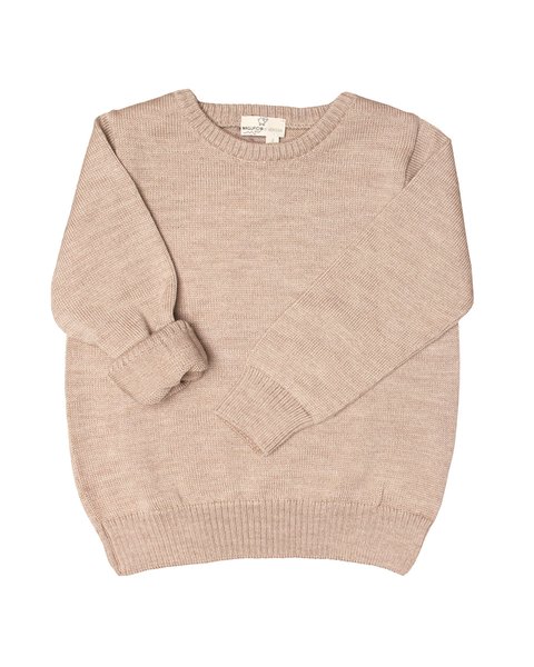 Maglia basica unisex pura lana merino ragazzi