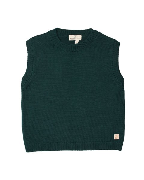 Gilet pura lana merinos ragazzi unisex