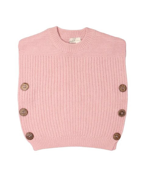 Gilet in maglia  in pura lana merino ultrafine