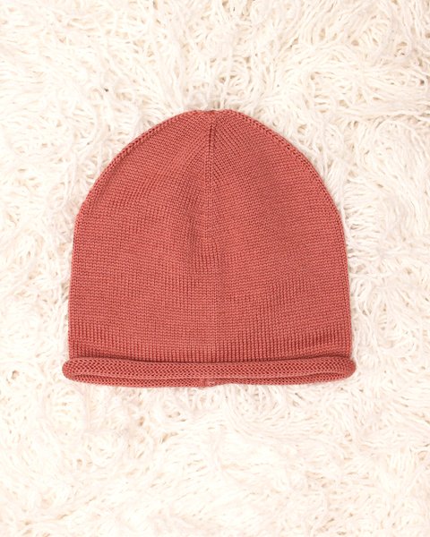 Cappellino neonato in pura lana merino ricciolino