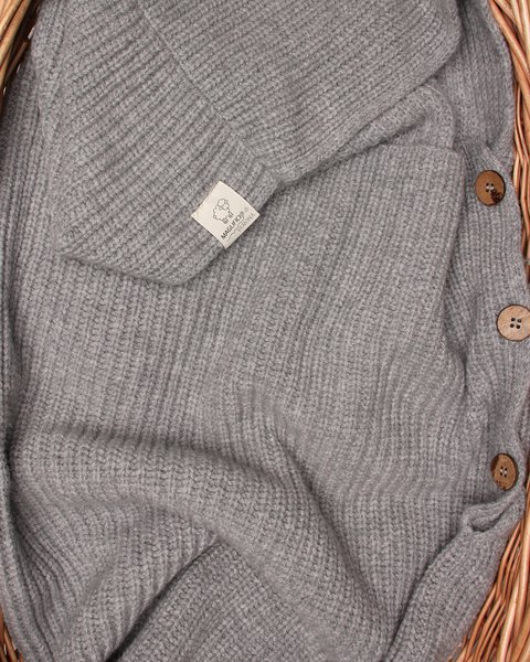 Sacco nanna in maglia in pura lana merino ultrafine