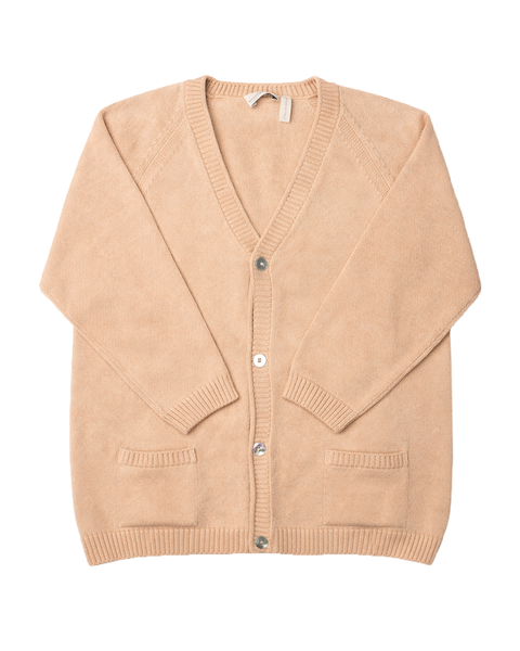 Cardigan basico in puro cotone bio bambini