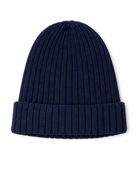 Berretto coste in puro cotone bio bambini