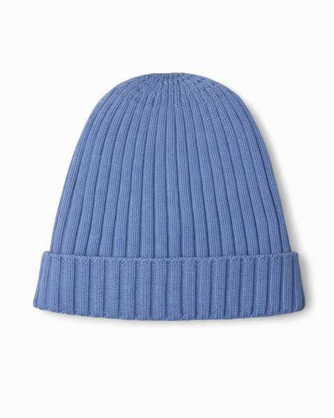 Berretto coste in puro cotone bio bambini
