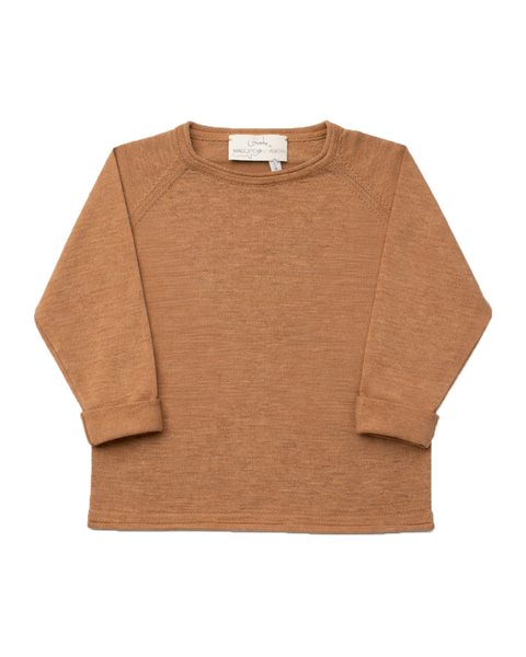 Girocollo raglan basico pura lana merino