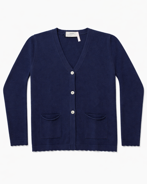 Cardigan con tasche cotone donna