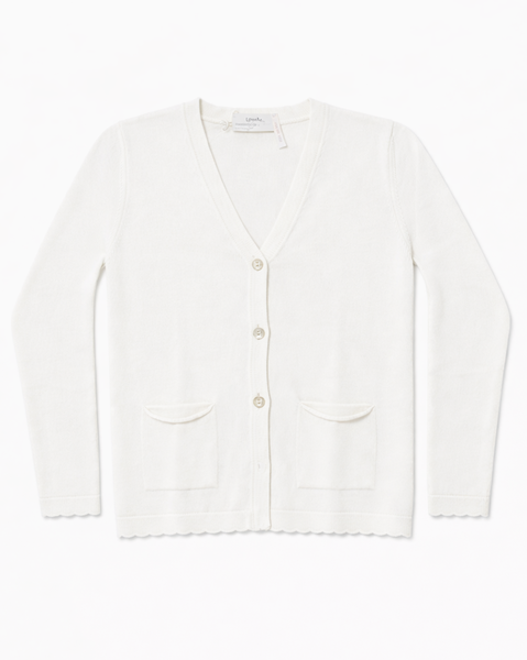 Cardigan con tasche cotone donna