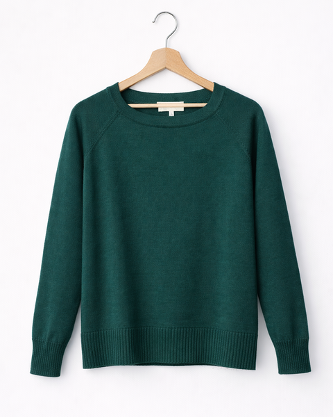 Maglia scatola pura lana donna