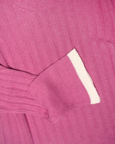 Women's blend cashmere ribbed turtleneck