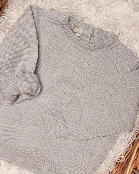 Maglia lana merino per neonati basica