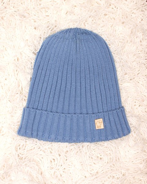 Berretto coste in puro cotone bio bambini