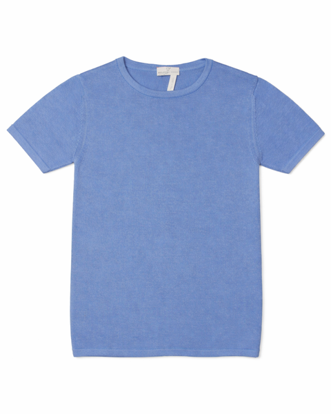 Maglia manica corta basica in puro cotone bio bimbi unisex