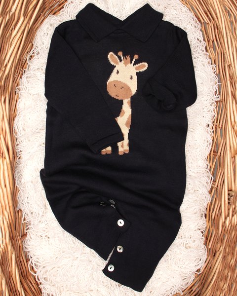 Tutina neonati in puro cotone bio - sweet savana