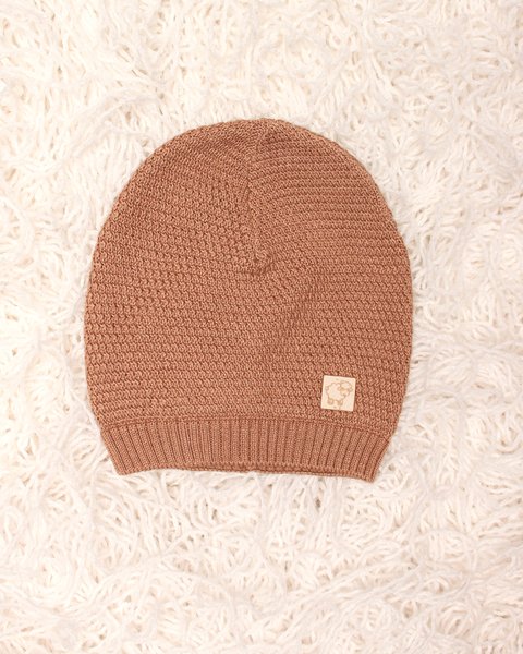 Berrettino neonati in bamboo e cotone naturali - aura