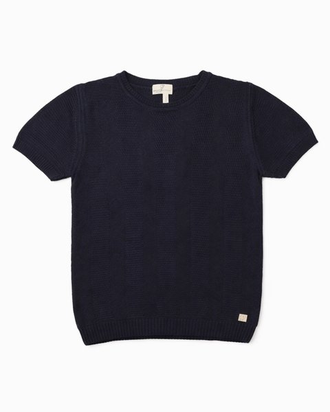 Maglia manica corta in bamboo e cotone bio - aura