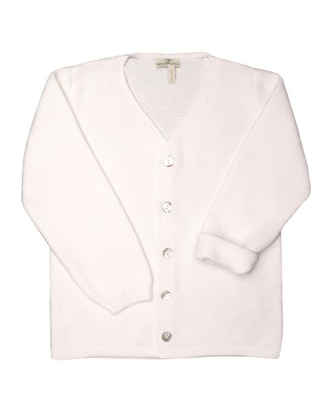 Cardigan bimbo in puro cotone biologico