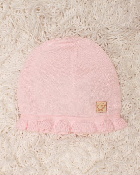 Berrettino volant puro cotone bio neonati