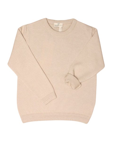 Maglia girocollo basic in puro cotone bio