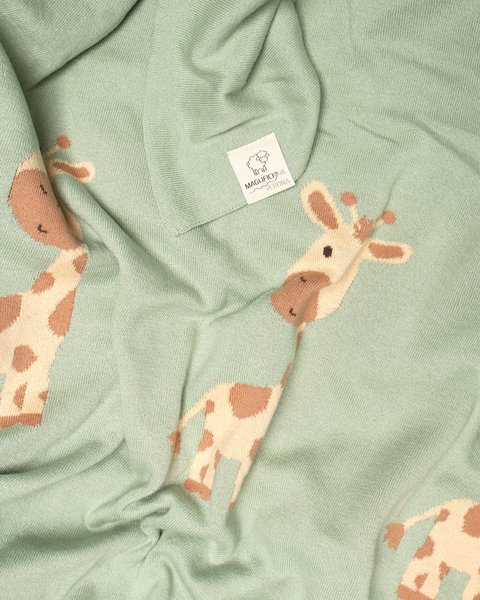 Coperta culla in puro cotone bio - sweet savana