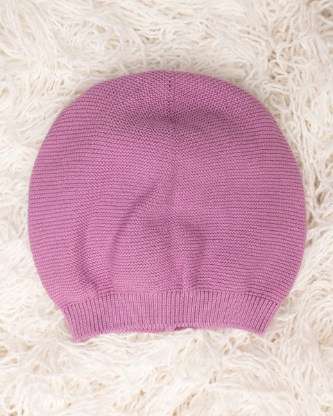 Berrettino maglia links puro cotone bio