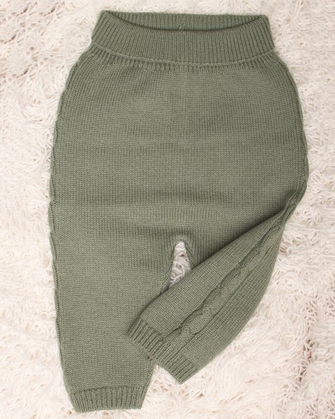 Ghettina trecce neonati in pura lana merino ultrafine