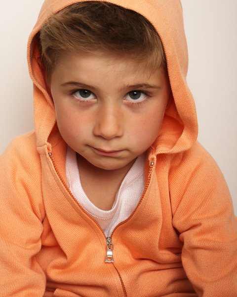 Felpa in maglia in puro cotone bio per bambini