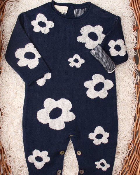 Tutina margherita puro cotone bio neonate