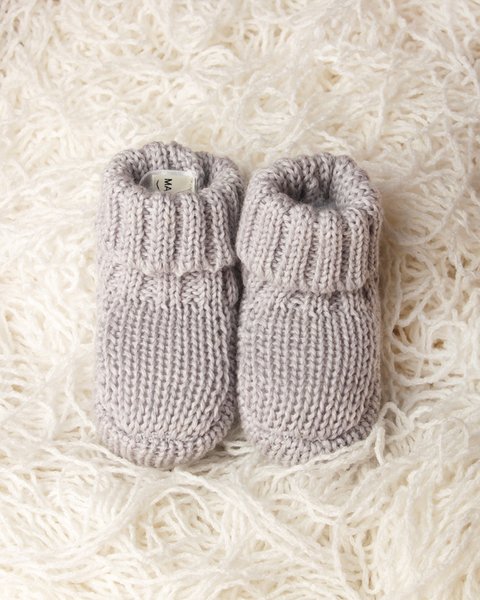 Scarpine nascita pura lana merino