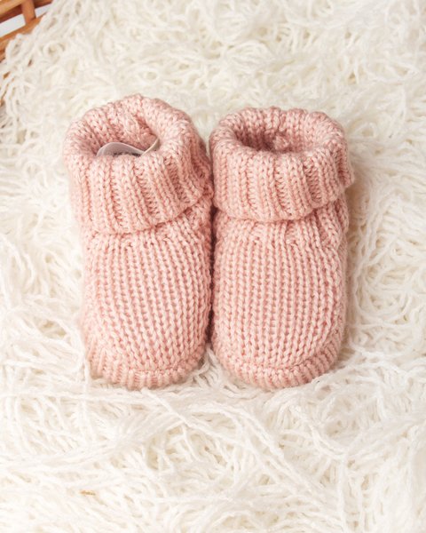 Scarpine nascita pura lana merino