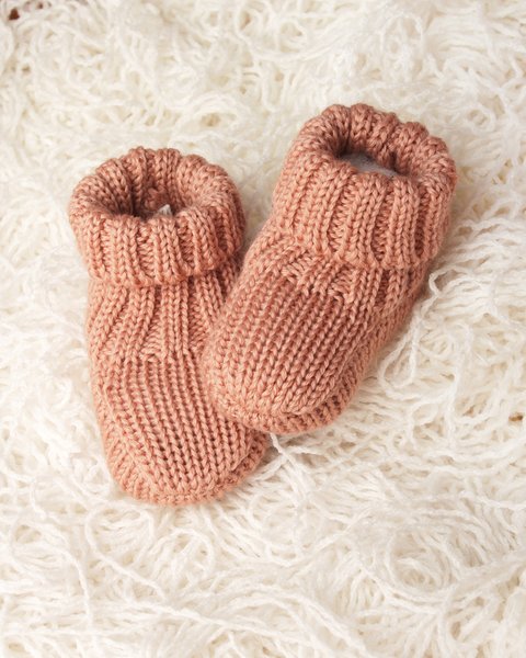 Scarpine nascita pura lana merino