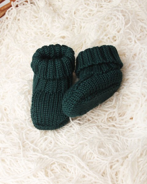 Scarpine nascita pura lana merino