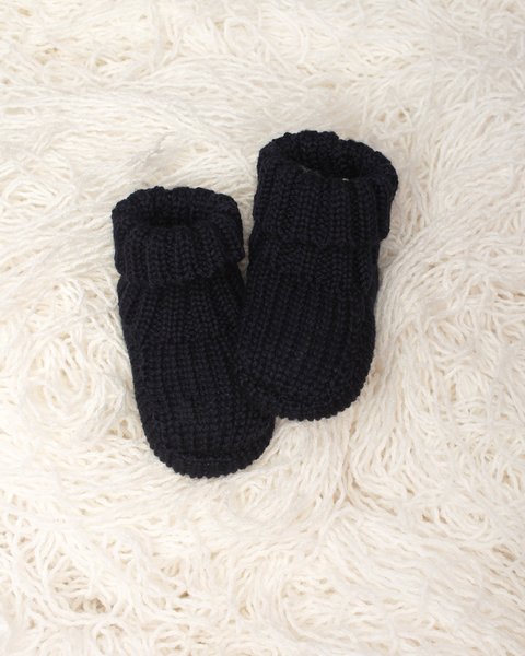 Scarpine nascita pura lana merino