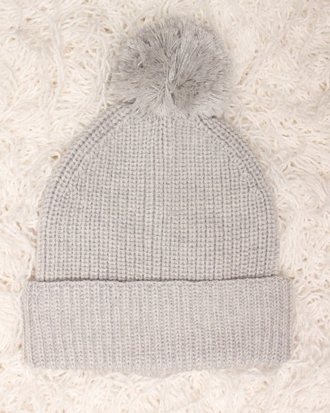 Berretto pon pon pura lana merino