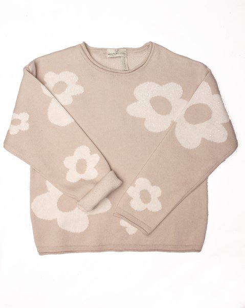 Girocollo margherita in puro cotone bio bimba