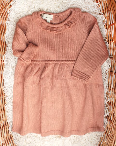 Vestitino neonata pura lana merinos